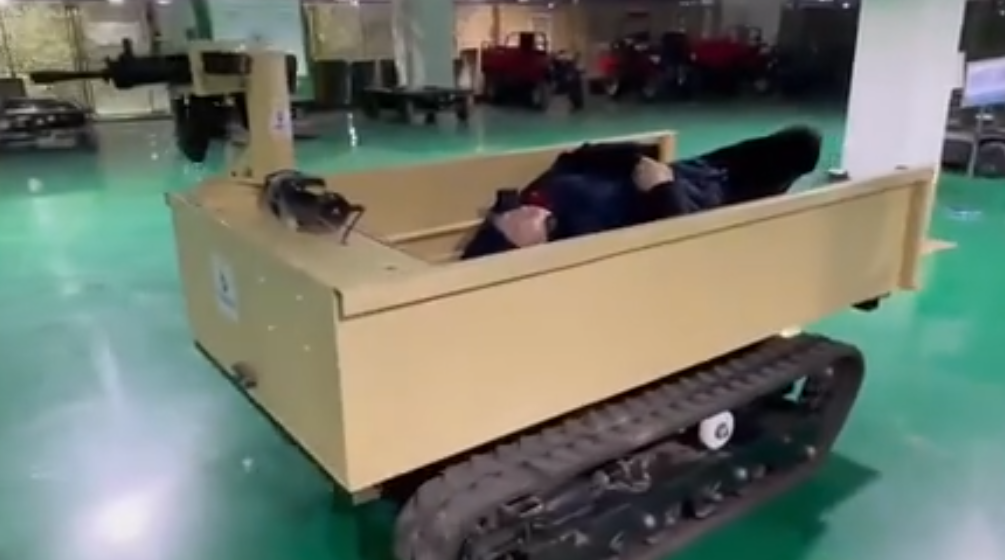 履帶式傷員救援無(wú)人車犀牛007